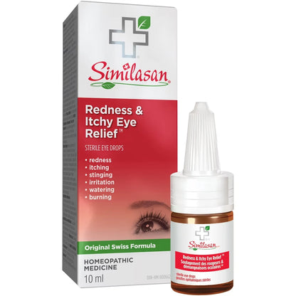 Similasan Redness & Itchy Eye Relief front package