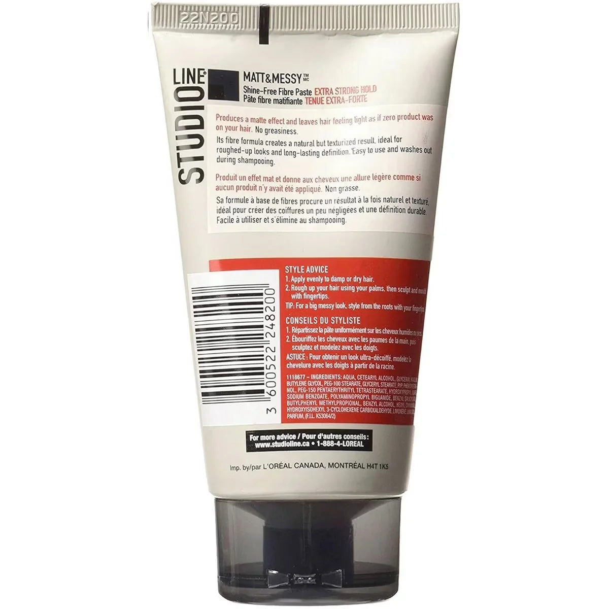 L'Oréal Paris Studio Line Matt & Messy Hair Gel product detail