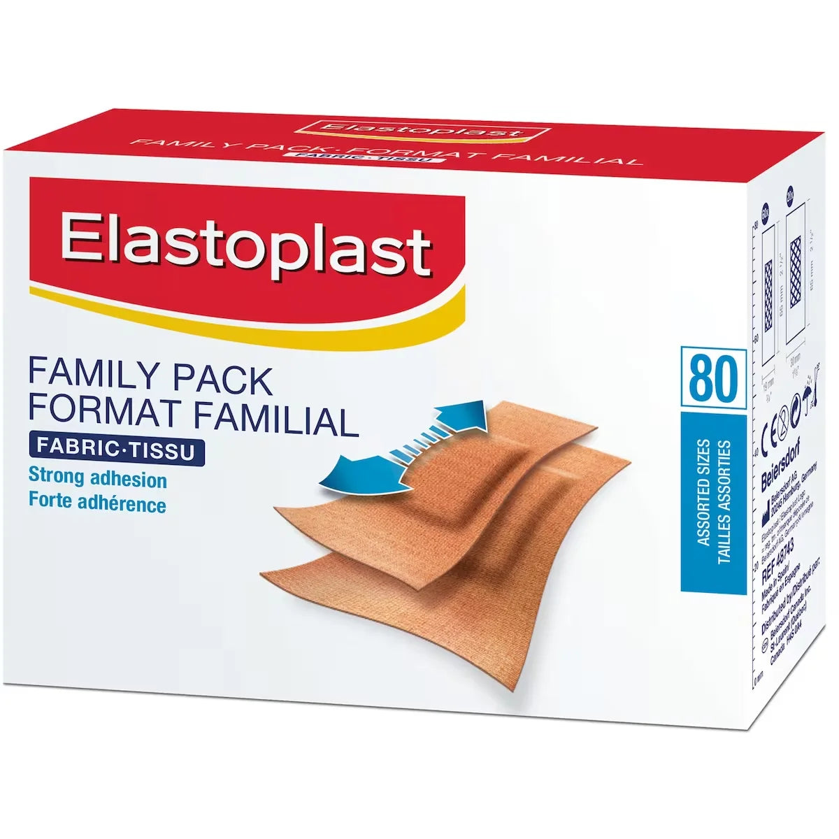 Elastoplast Fabric Family Pack front package