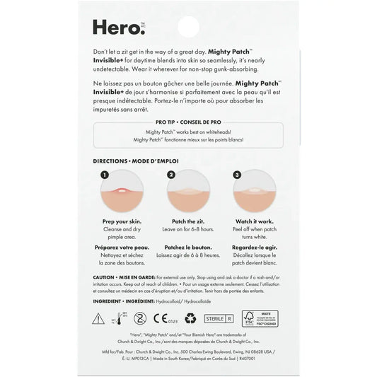 Hero Cosmetics Mighty Patch Invisible+ product detail