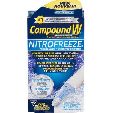 Compound W® Nitrofreeze™ (1 stylo + 5 embouts de remplacement)