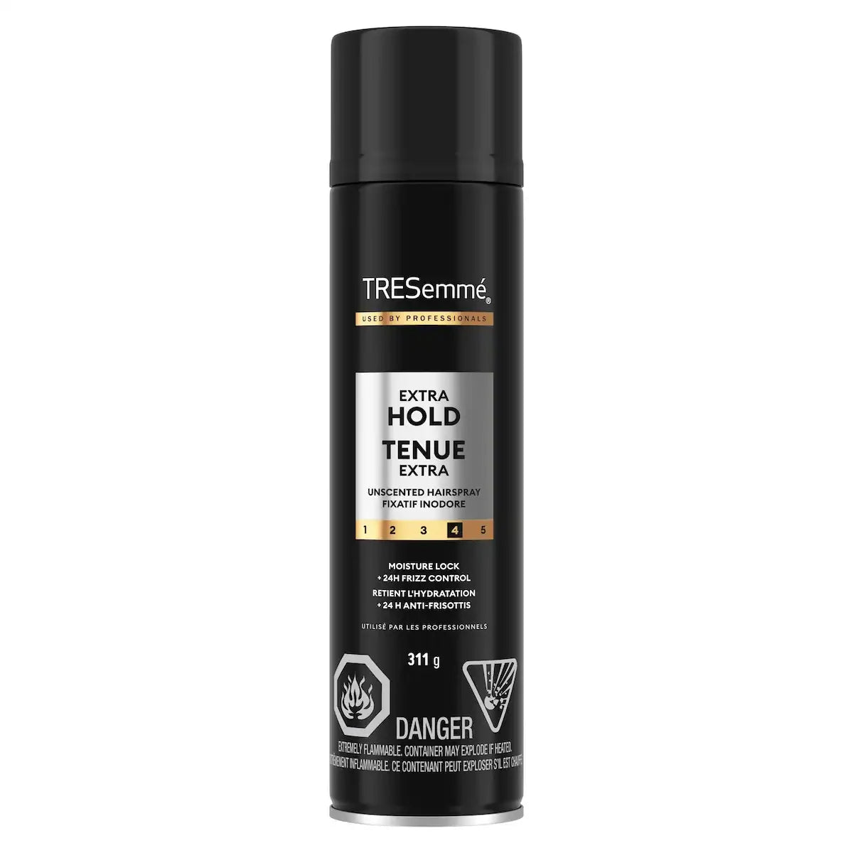 TRESemmé Hairspray Tres Two Unscented Extra Hold 311g front package