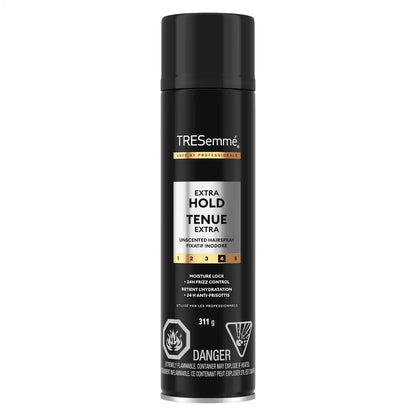 TRESemmé Hairspray Tres Two Unscented Extra Hold 311g front package