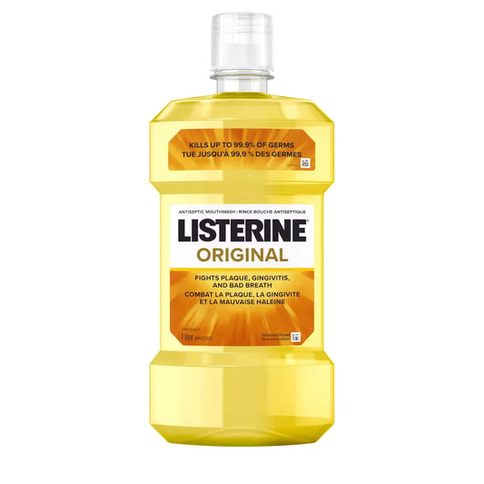 Listerine Original Antiseptic Mouthwash 1L front package