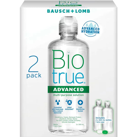 Biotrue Advanced Multi-Purpose Solution Twin Pack front package