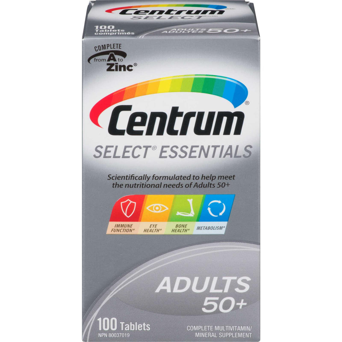 Centrum Powder Centrum Select Essentials Adults 50+ Multivitamin & Mineral Supplement ...