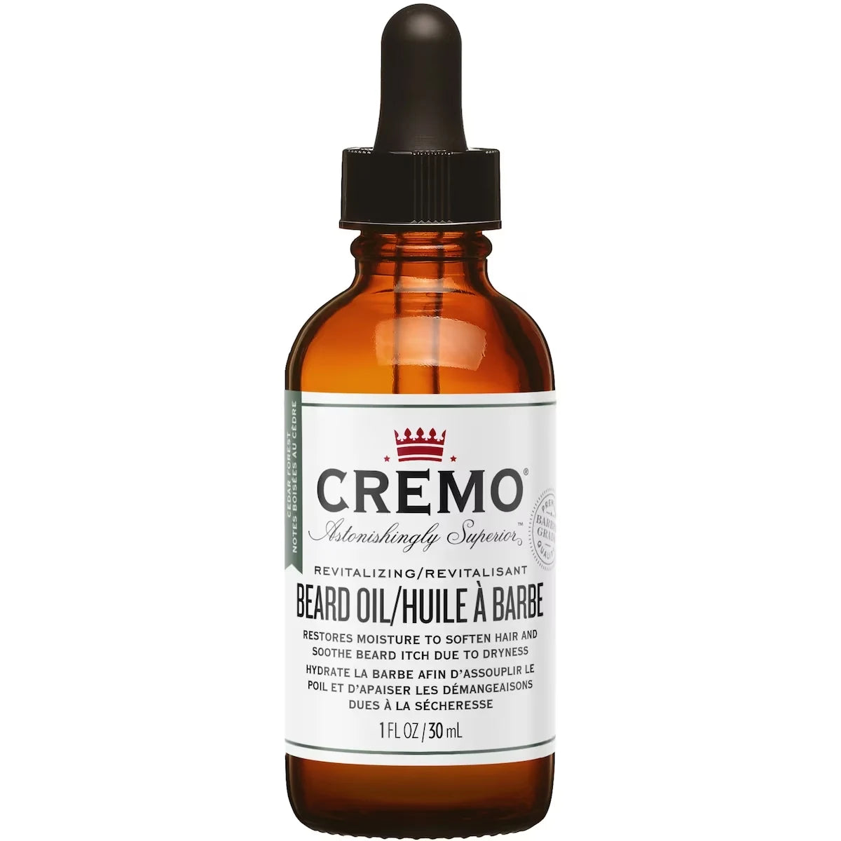 Cremo Forest Blend Revitalizing Beard Oil front package