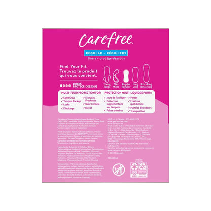 Carefree Acti-Fresh Body Shape Panty Liners Regular product detail