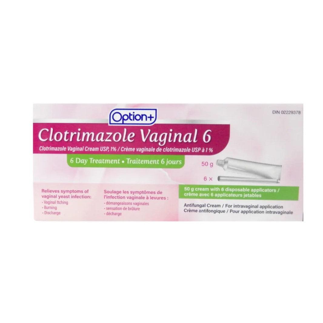 Option+ Clotrimazole Vaginal 6