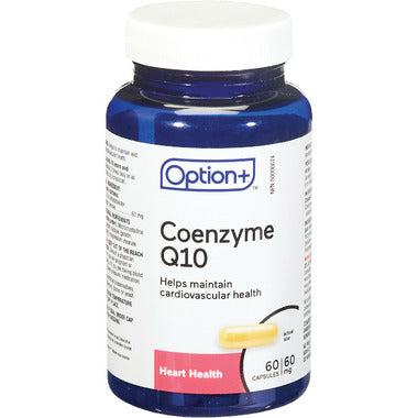 Option+ Coenzyme Q10 60 mg 60 gélules