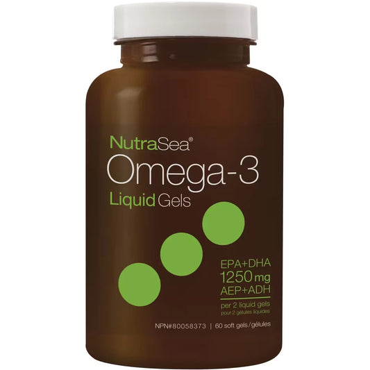 Nature's Way NutraSea Omega-3 Liquid Gels front package