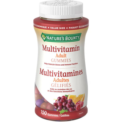Natures Bounty Adult Multivitamin, Helps Maintain Bones and Immune Function 150 count view 2