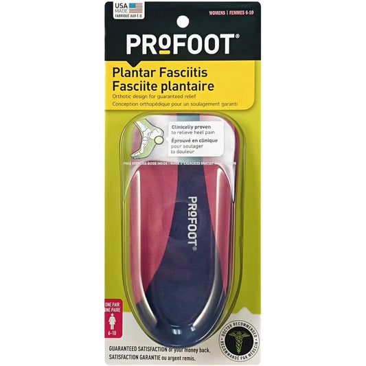 Profoot Plantar Fasciitis, Women’s front package