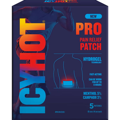 Icy Hot Pro Pain Relief Patch (5-Count Pack) front package