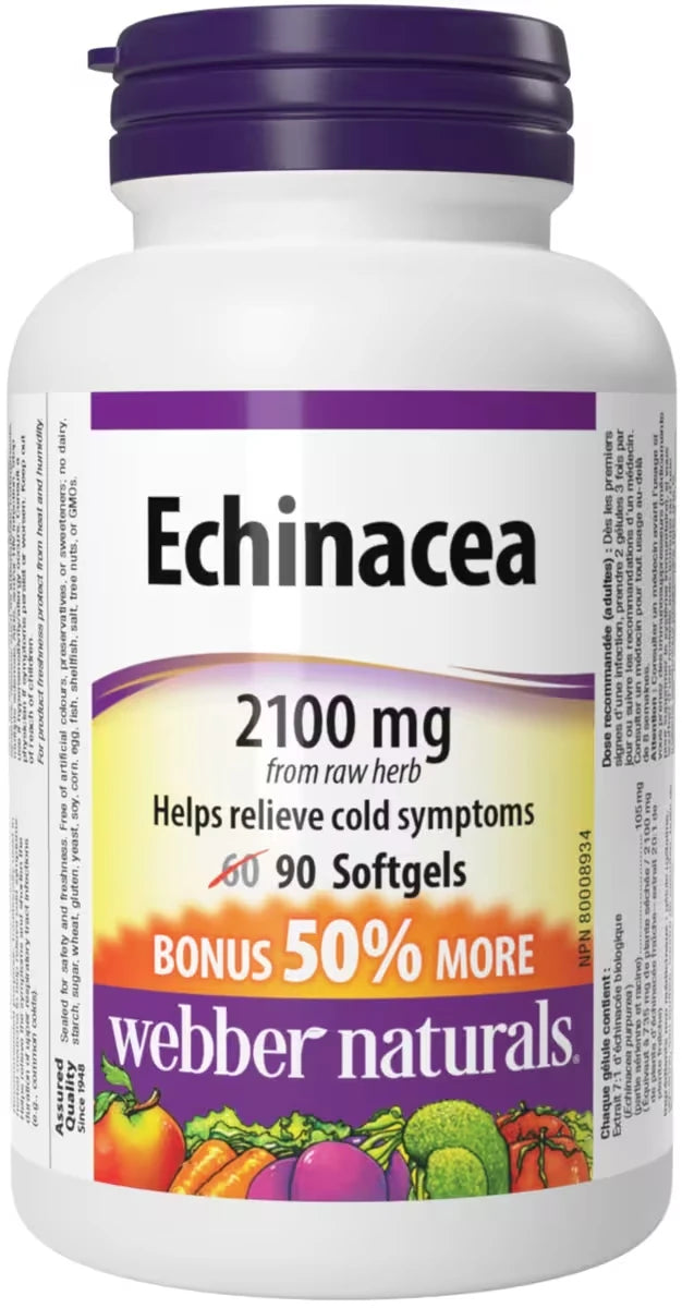 Webber Echinacea 2100 mg front package