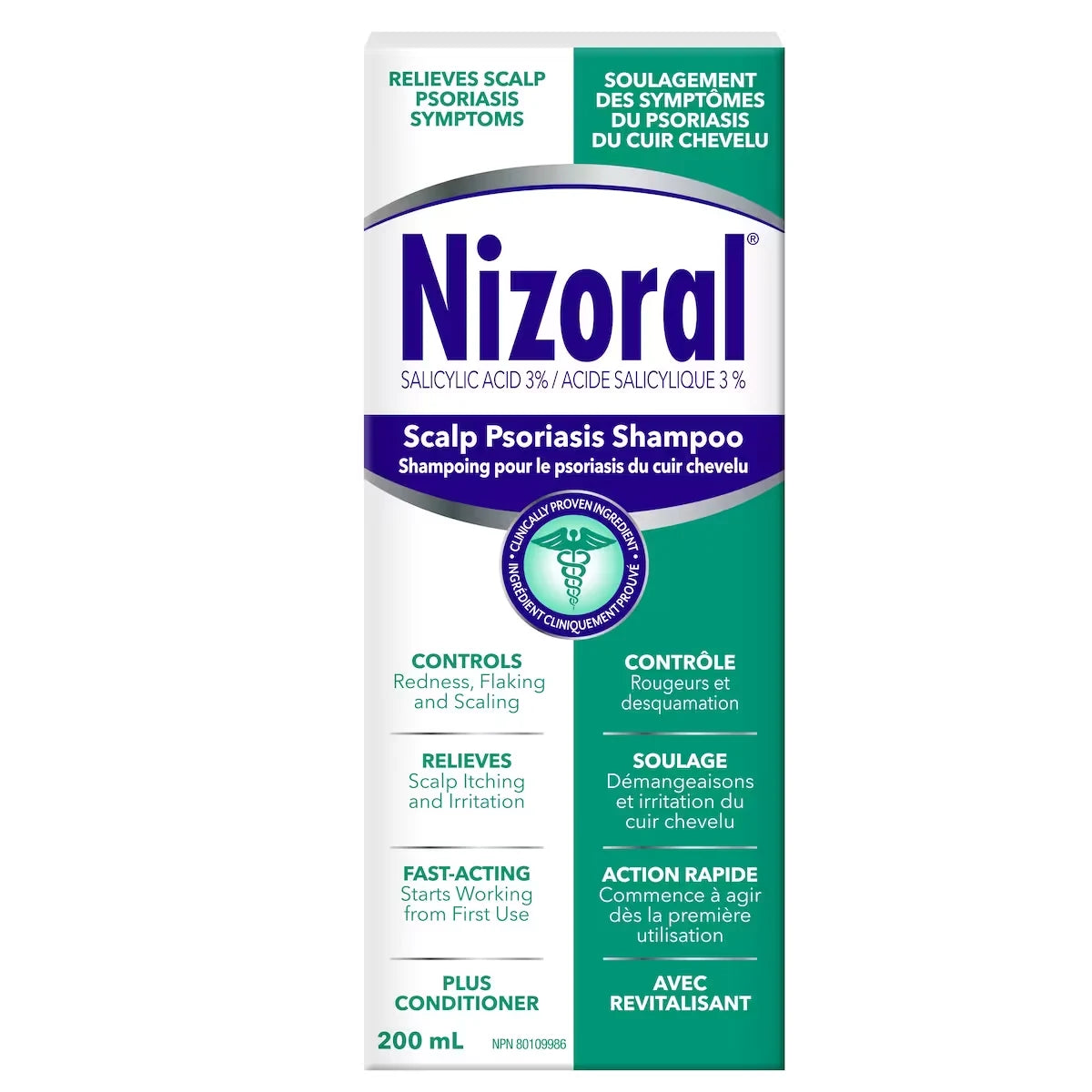 Nizoral Scalp Psoriasis Shampoo front package