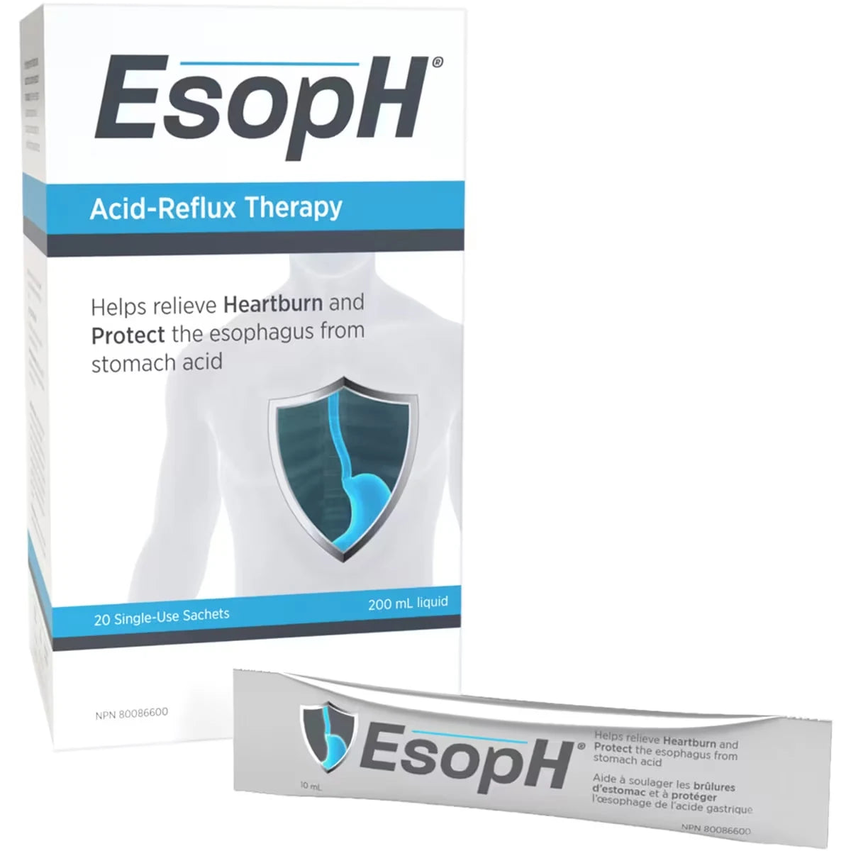EsopH Acid- Reflux Therapy front package