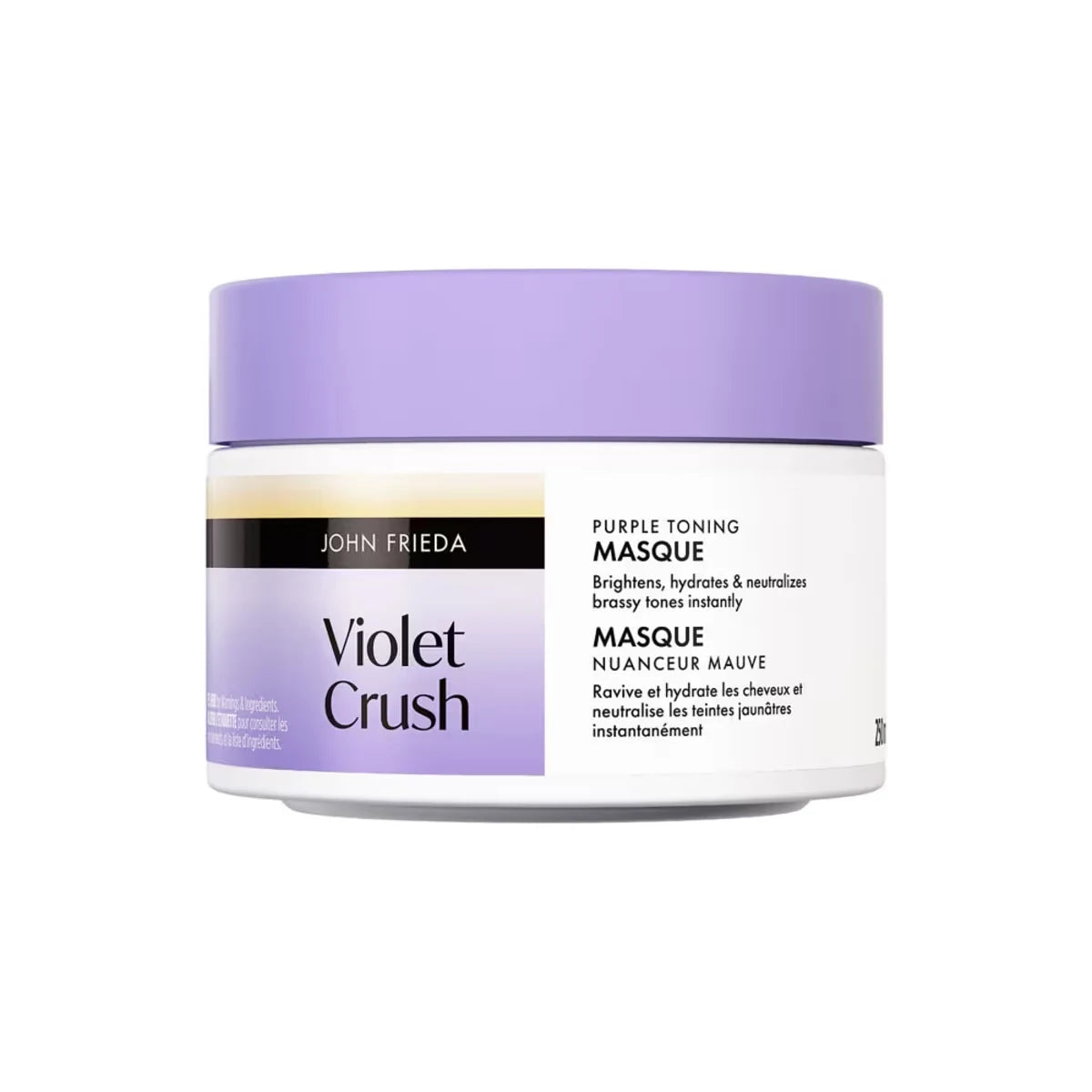 John Frieda Violet Crush Purple Toning Masque front package