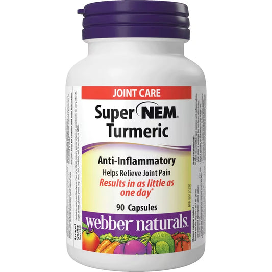Webber Super NEM® Turmeric front package