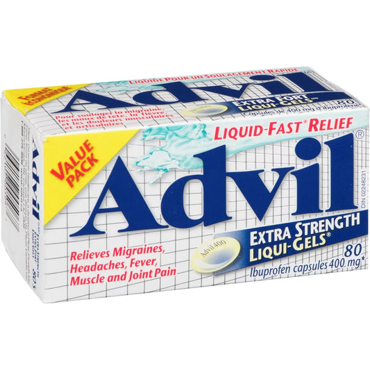 Advil Extra Strength Ibuprofen Capsules 400 mg Travel Pack 10 Liqui-Gels product image, alternate view