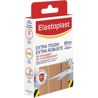 Elastoplast Extra Tough Waterproof Dressing Strips 6cmx8cm 8s (Relaunch) product detail