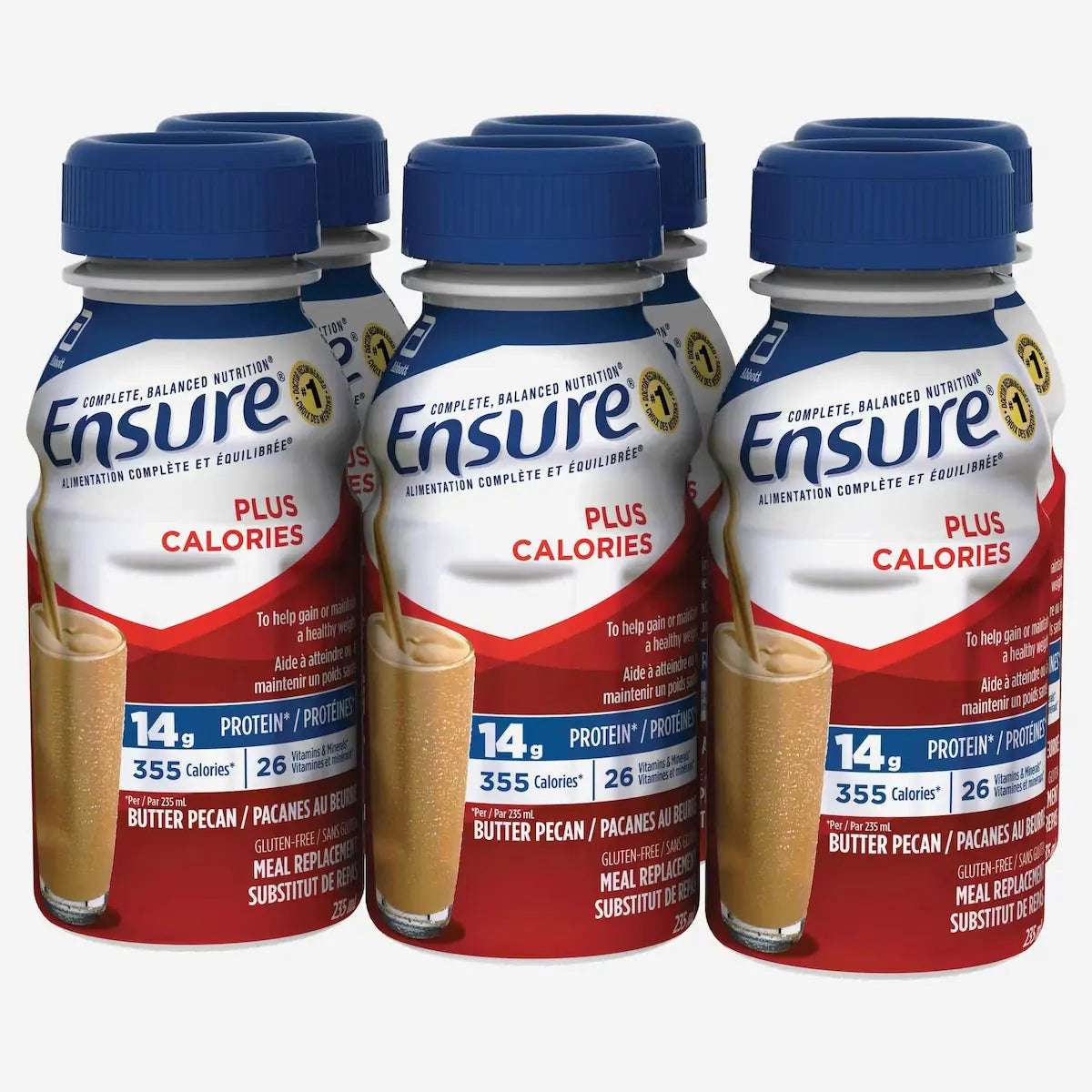 Ensure Plus Calories BUTTER PECAN front package
