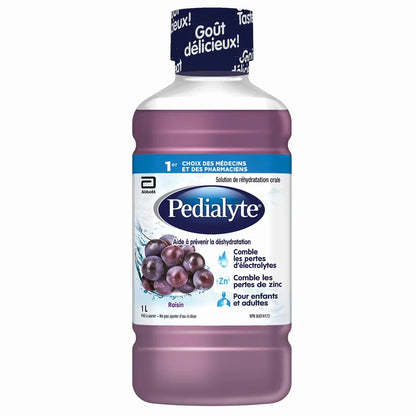 Pedialyte Oral Rehydration Solution Grape Flavour 1 L product detail