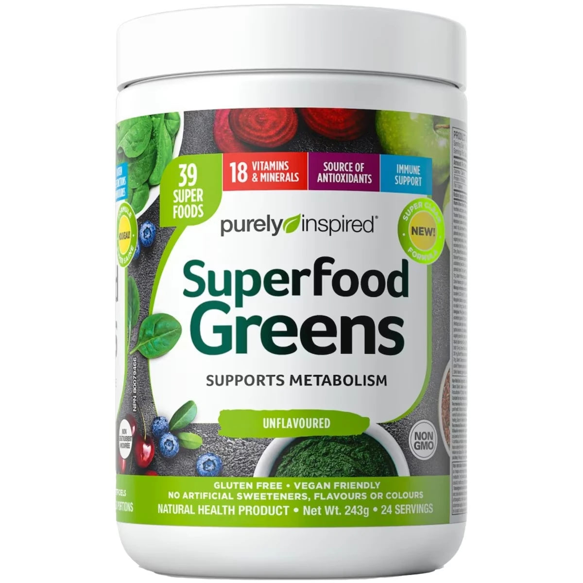 Purely Inspired Superfood Greens front package