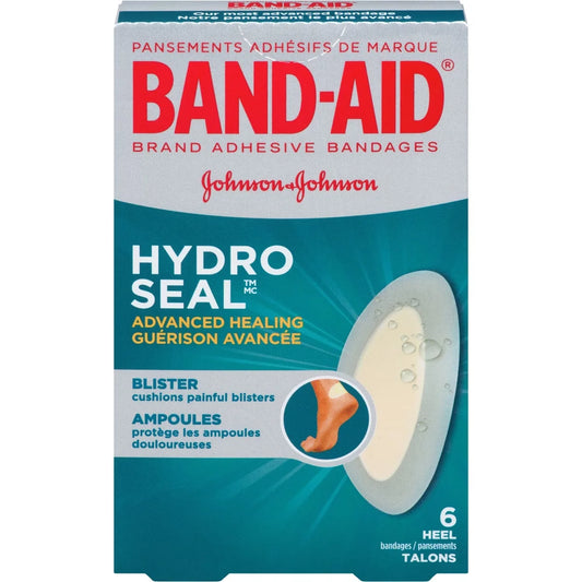 Band-Aid Hydro Seal Hydrocolloid Bandages for Heels front package