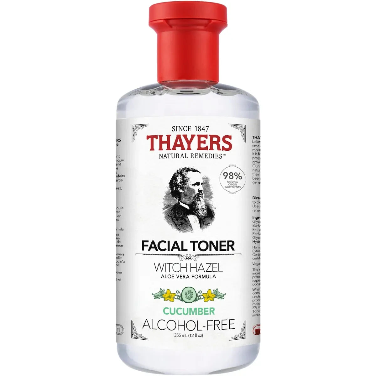 Thayers Cucumber Alcohol-Free Witch Hazel Face Toner with Aloe Vera product image