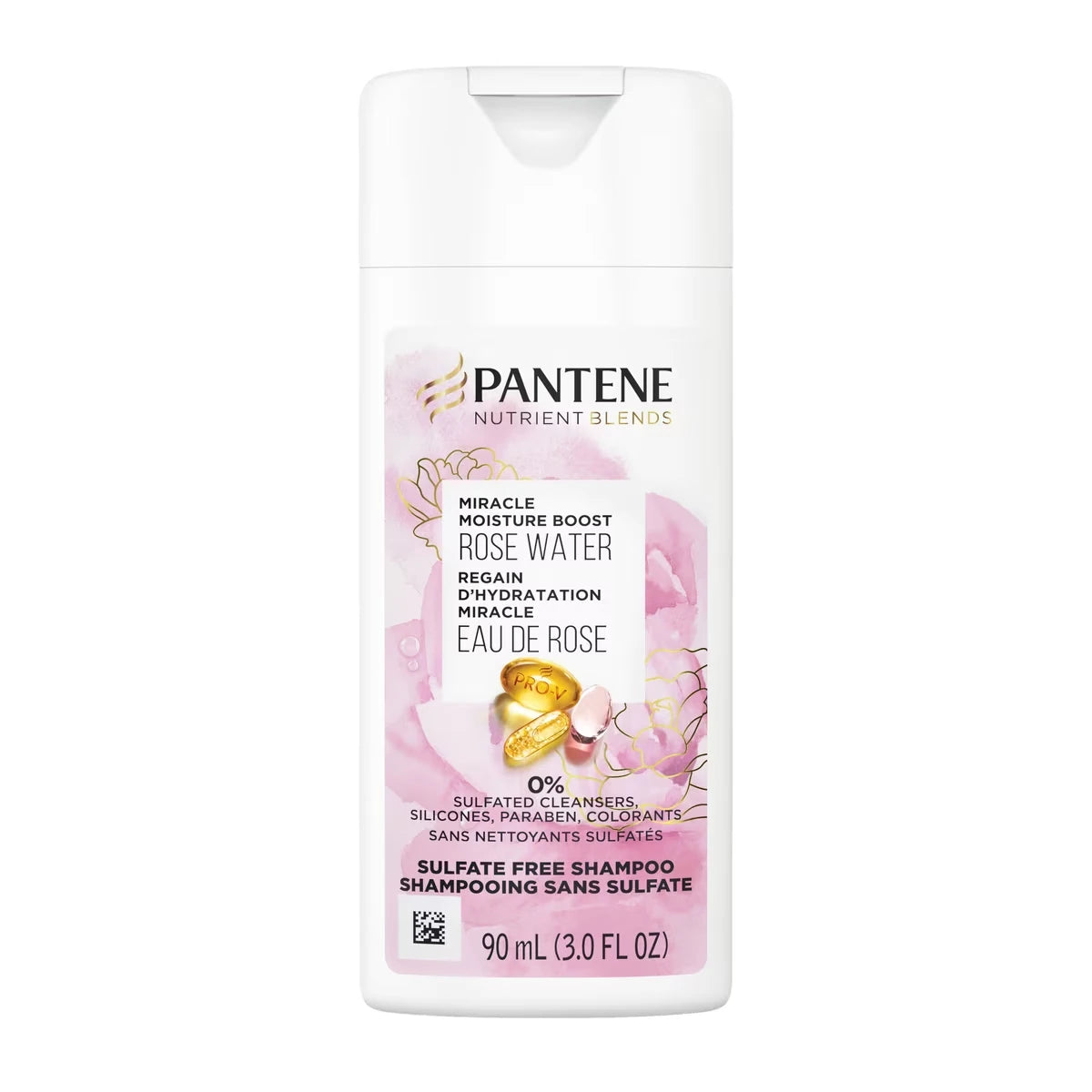 Pantene Nutrient Blends Miracle Moisture Boost Rose Water Sulfate Free Shampoo product image