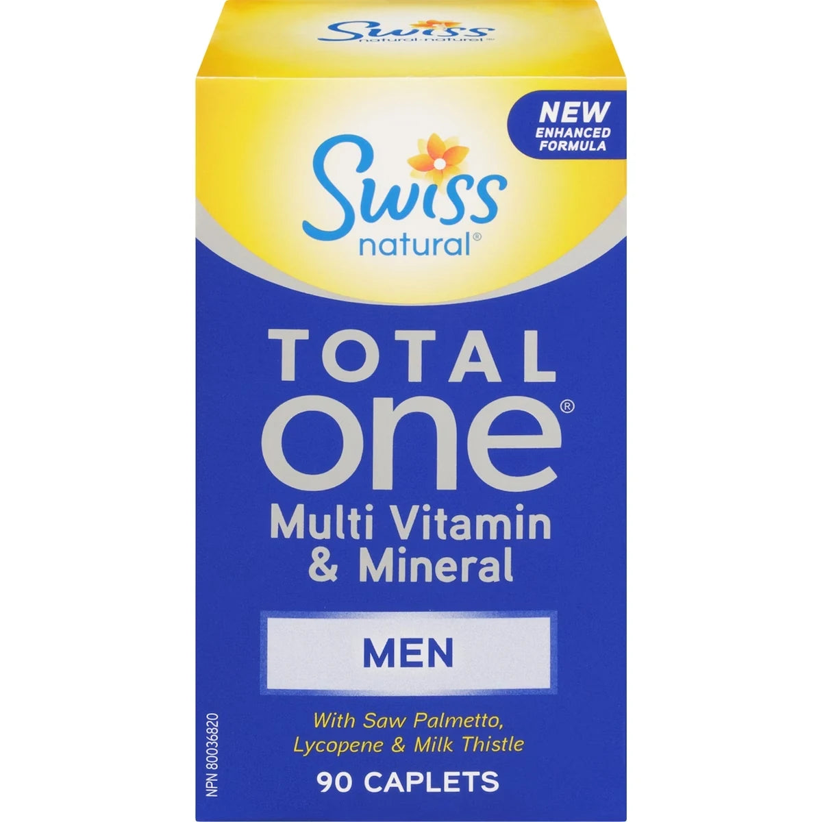 Swiss Total One Men Multi Vitamin & Mineral front package