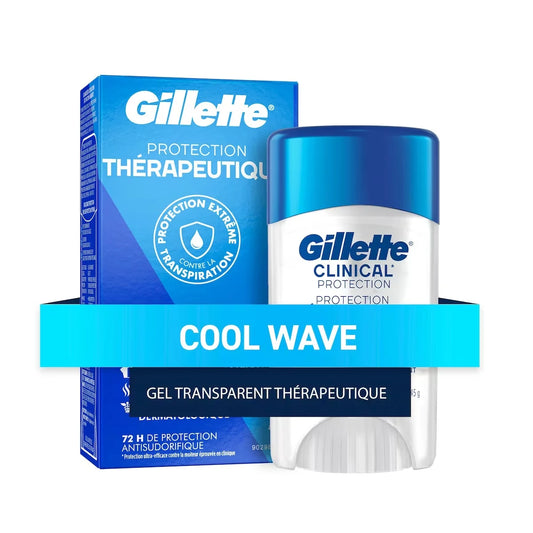 Gillette Clinical Protection Cool Wave Clear Gel Anti-Perspirant/Deodorant, 45 g alternate view