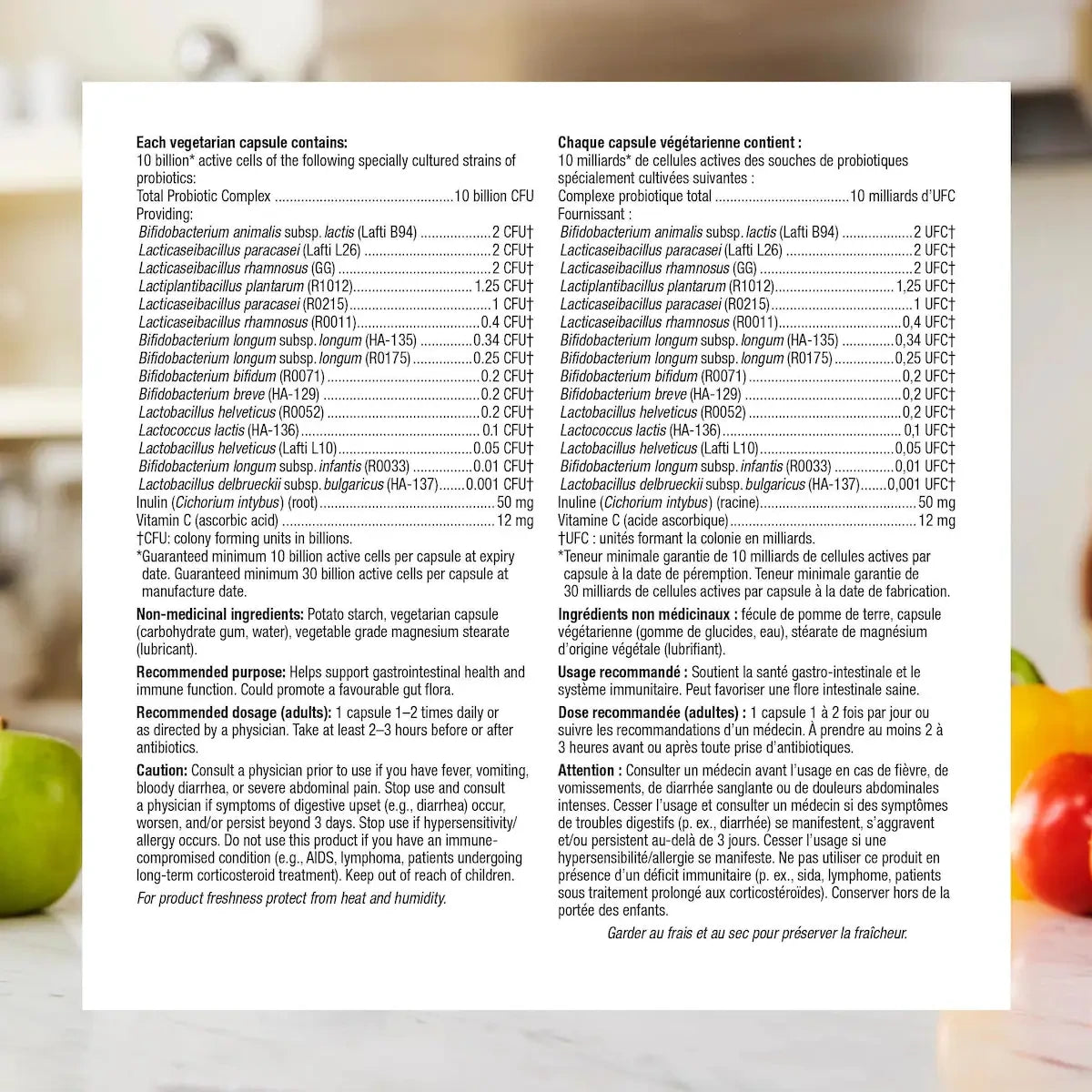 Webber Probiotic 10 Billion + Prebiotic product detail