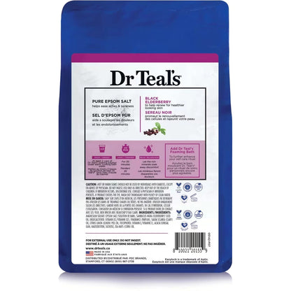 Dr Teal's Pure Epsom Salt Soak, Black Elderberry with Vitamin D product detail