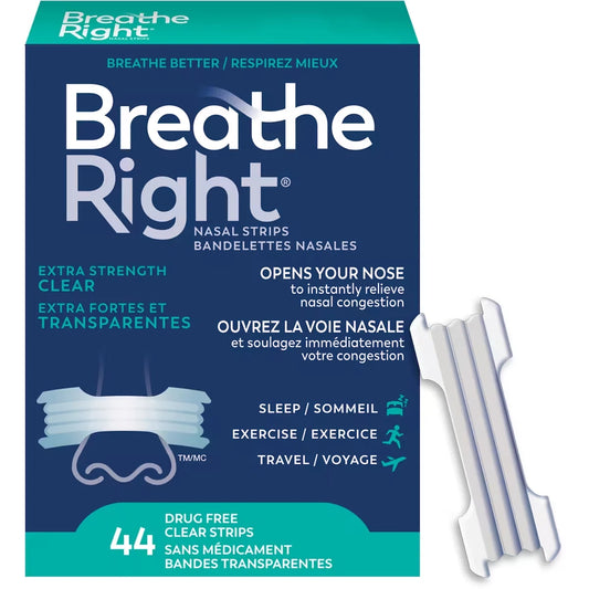 Breathe Right Nasal Strips Extra Strength Clear product image
