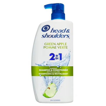 Head & Shoulders Green Apple 2-in-1 Shampoo + Conditioner front package