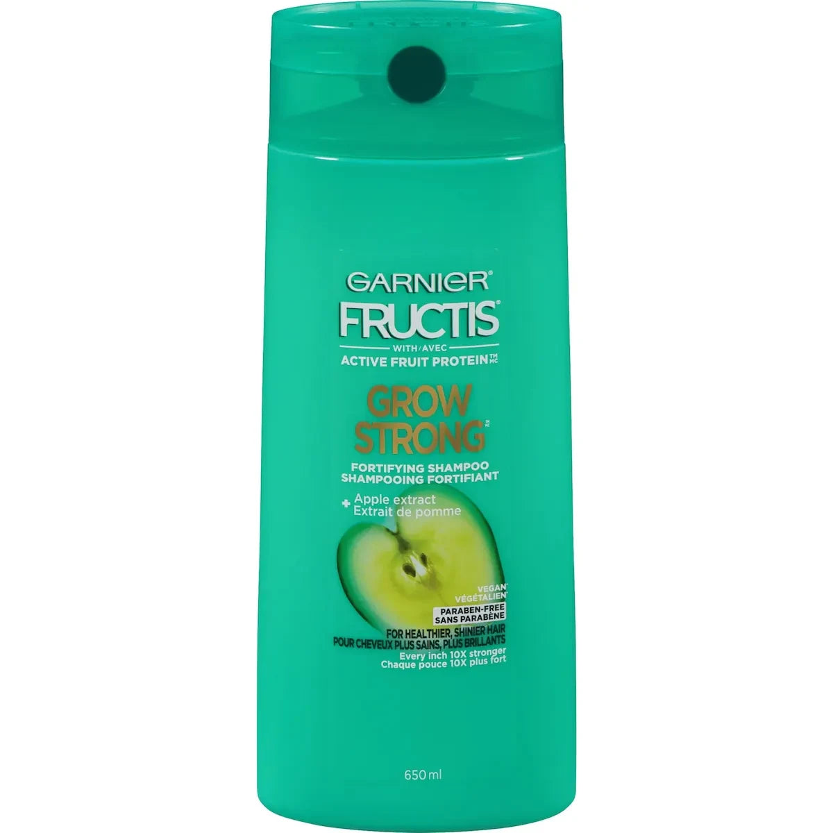 Garnier Fructis Grow Strong Shampoo front package