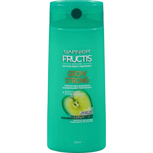Garnier Fructis Grow Strong Shampoo front package