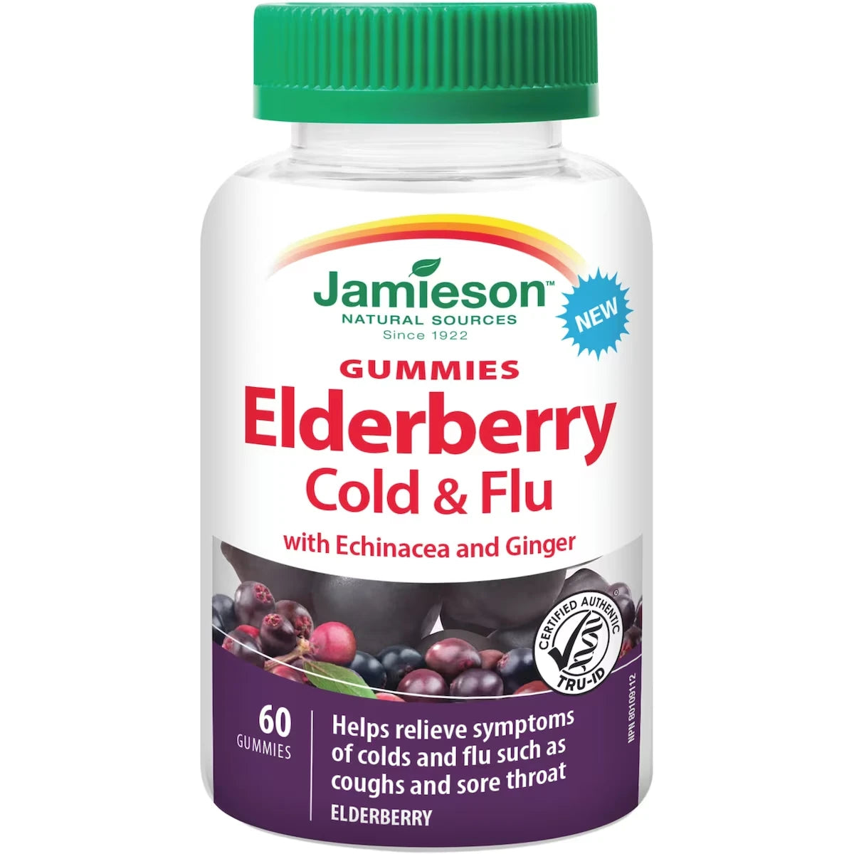 Jamieson Black Elderberry with Echinacea Gummy front package