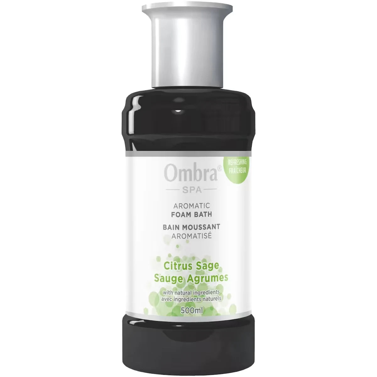 Ombra Aromatic Foam Bath Citrus Sage front package