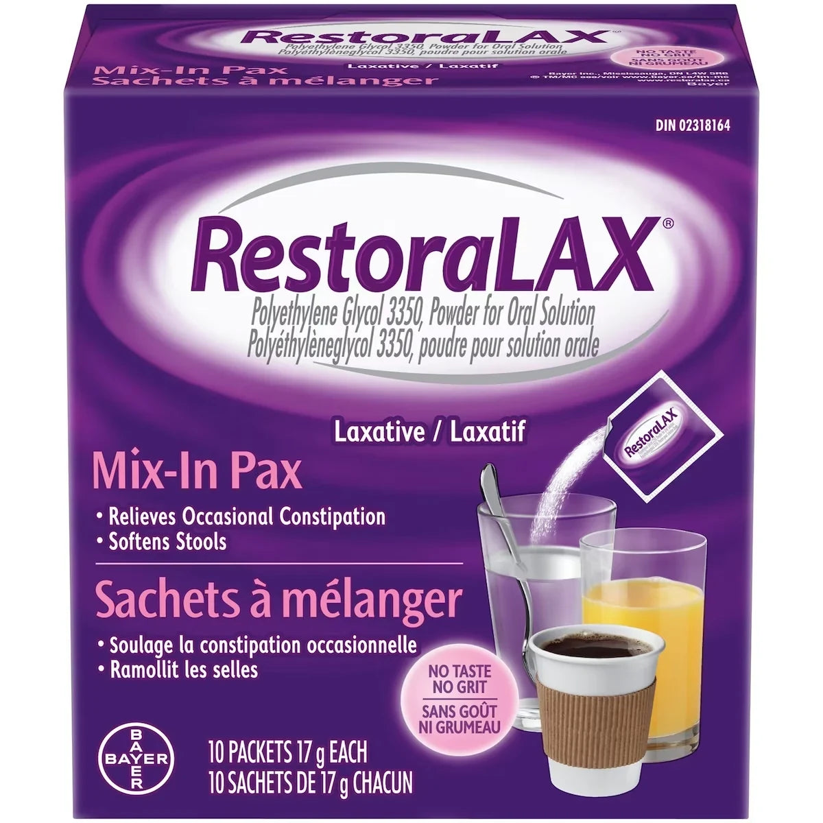 Restoralax Powder Laxative product package
