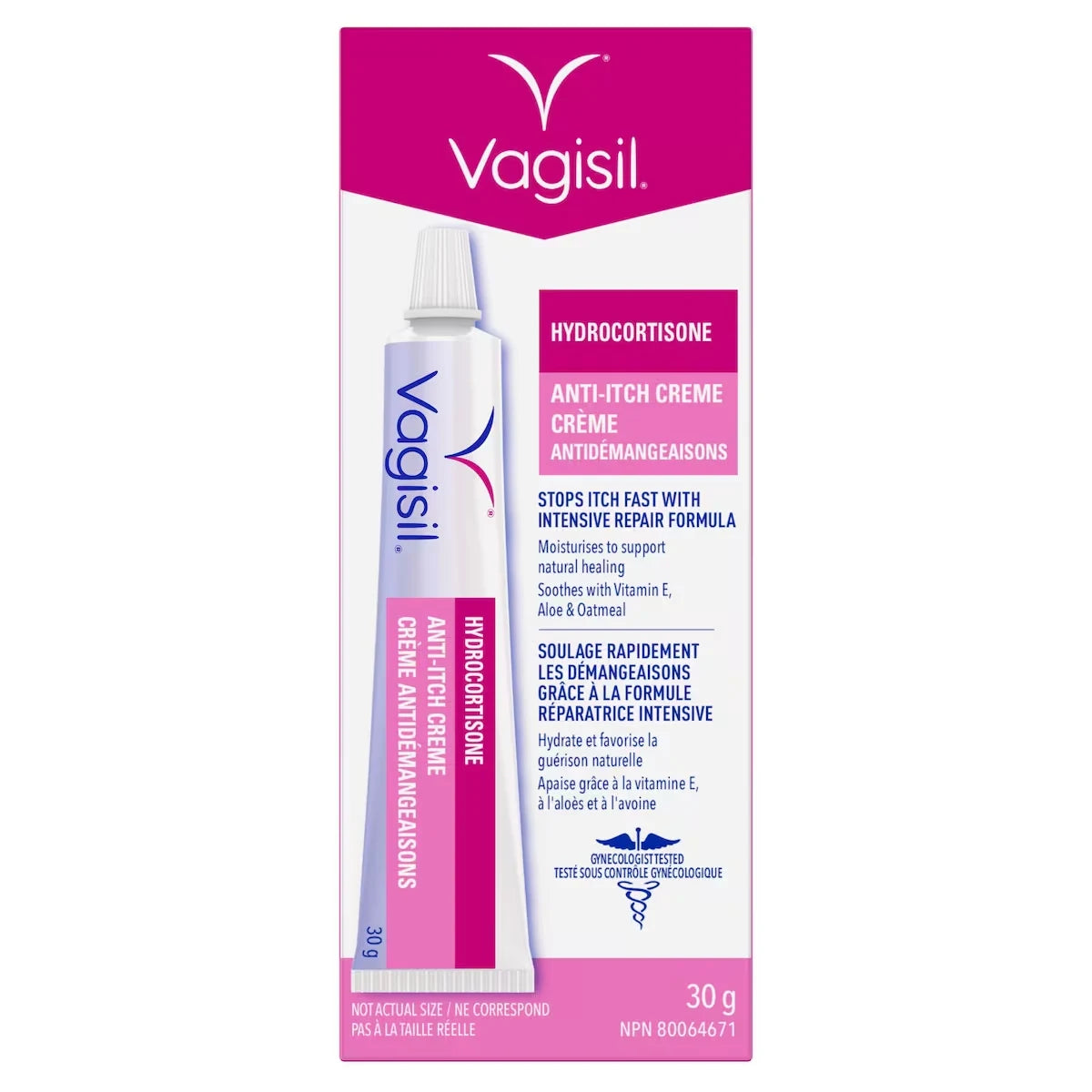 Vagisil Hydrocortisone Anti-Itch Creme front package