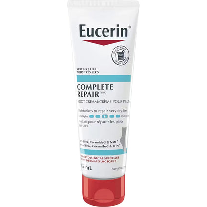 Eucerin Complete Repair Daily Moisturizing Foot Cream for Very Dry, Rough Skin 85 mL product detail