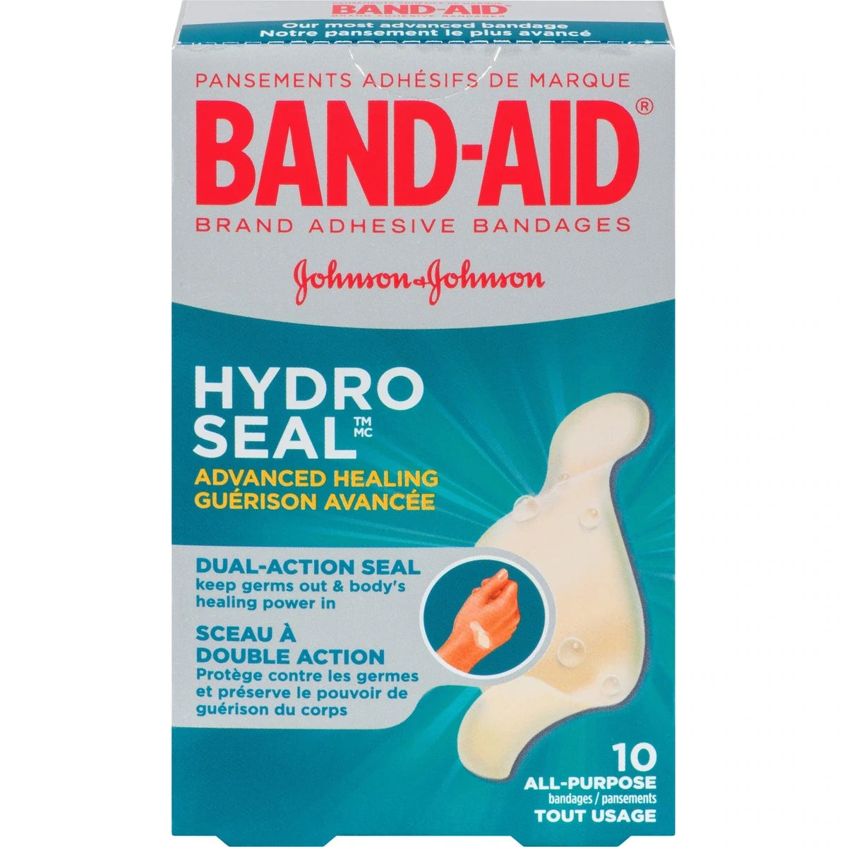 Band-Aid Hydro Seal Hydrocolloid Bandages front package