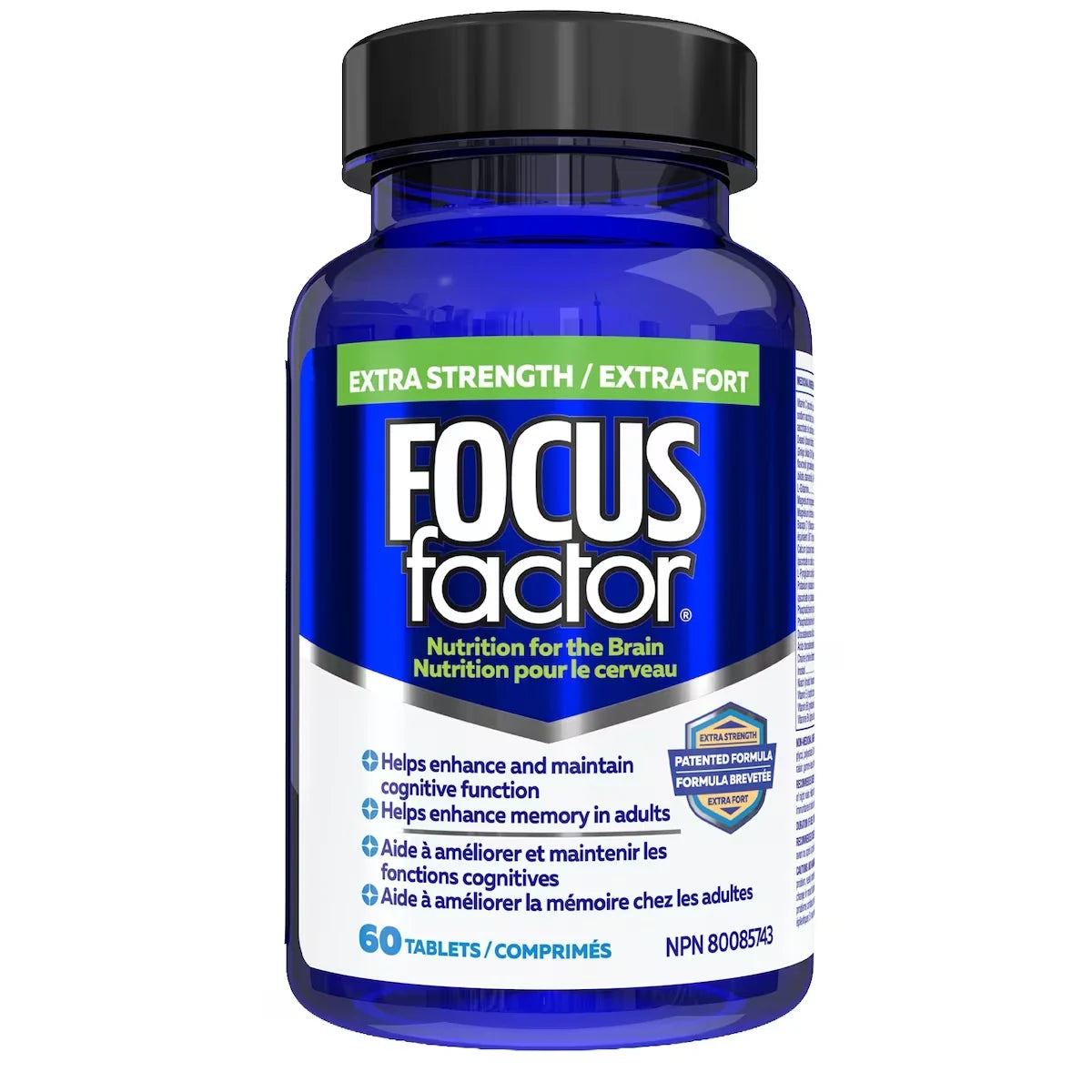 Focus Factor Extra Strength front package