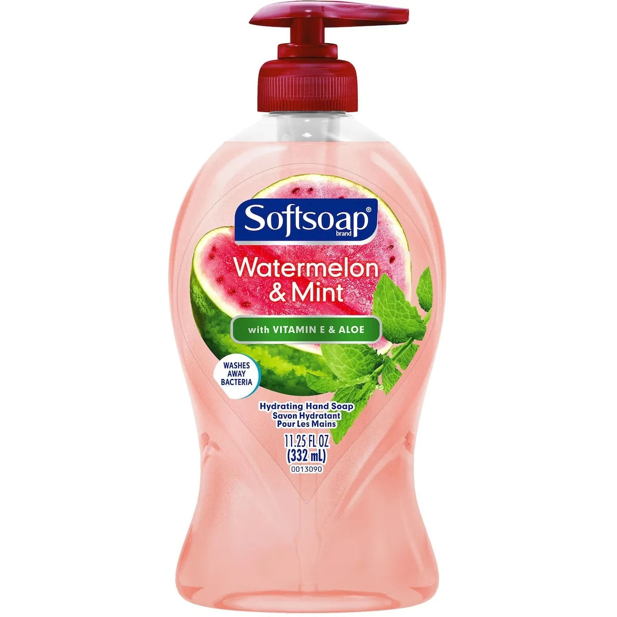 Softsoap Hydrating Liquid Hand Soap Pump, Watermelon & Mint - 332 ML front package
