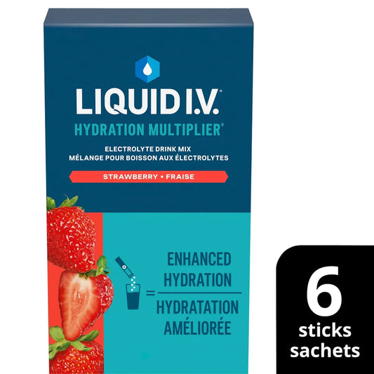 Liquid I.V Electrolyte Drink Mix Strawberry 6 CT 6 count product detail