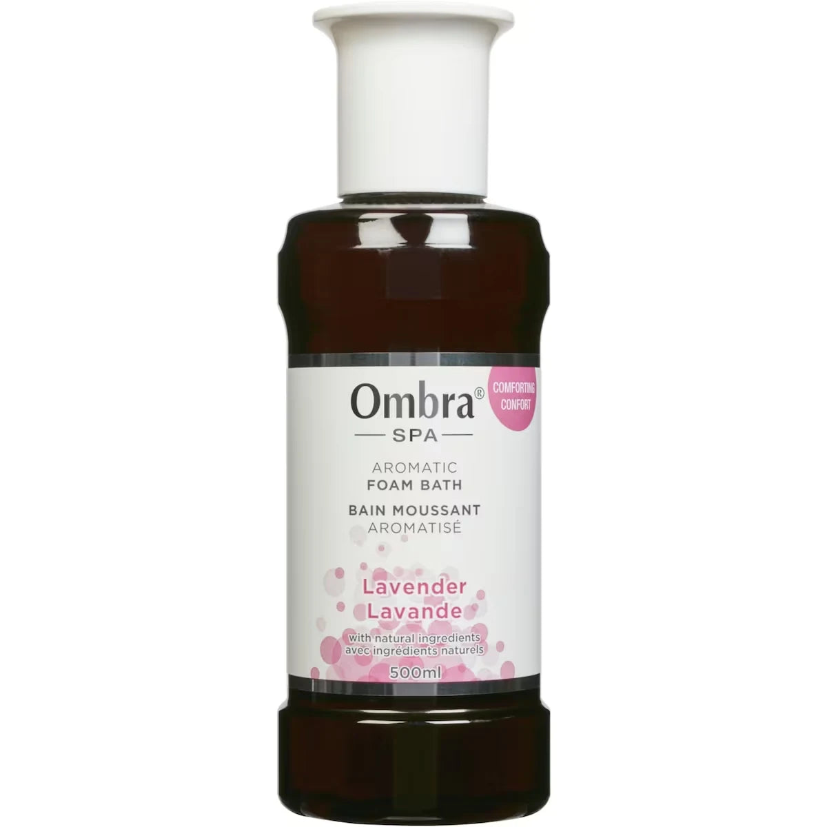 Ombra Aromatic Foam Bath Lavender front package