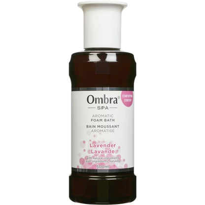 Ombra Aromatic Foam Bath Lavender front package